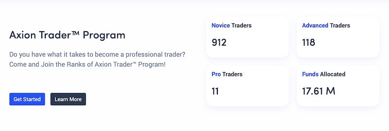 Axion Trader™ Program: Unlock Up to $500,000 in Funding for Talented Traders